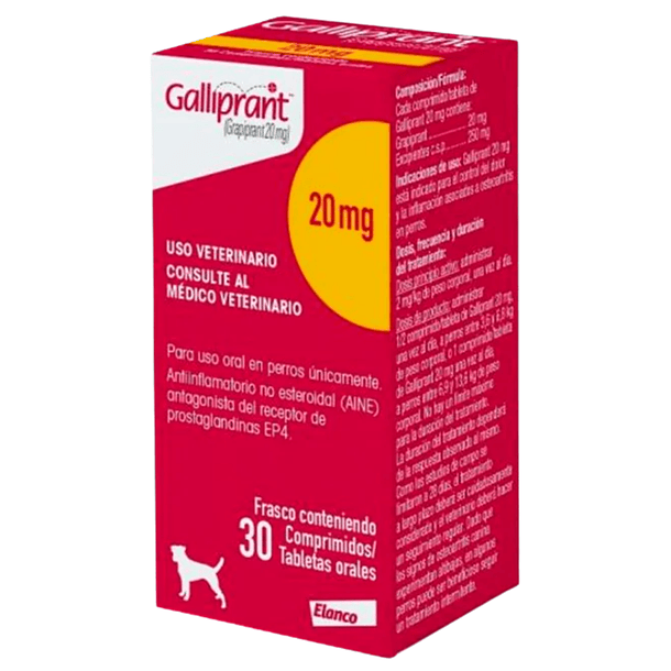 Galliprant 20mg (Grapiprant) 30 tabletas 