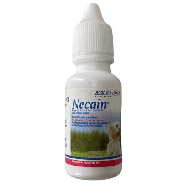 Necain Solución ótica/oftálmica para Perros y Gatos 10 ml