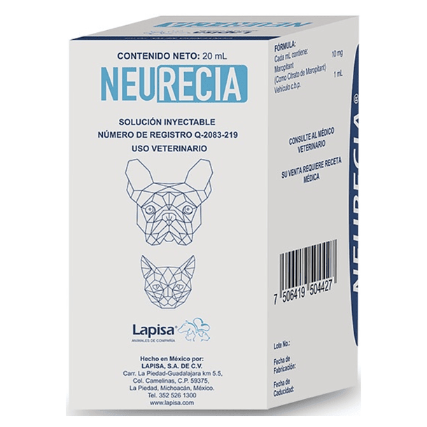 Neurecia solución inyectable 20ml (Maropitant)