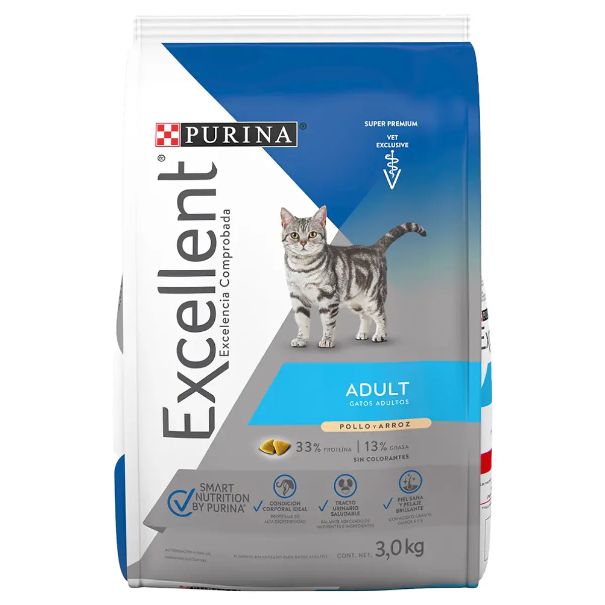 Comprar Alimento Purina | Excellent Gato Adulto | 3 Kg