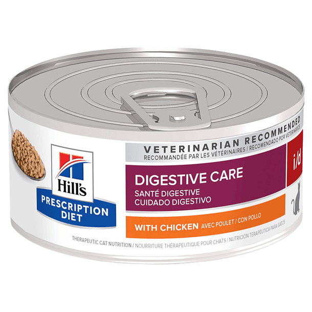 Lata Hill's i/d cuidado digestivo para gato sabor pollo 156 g