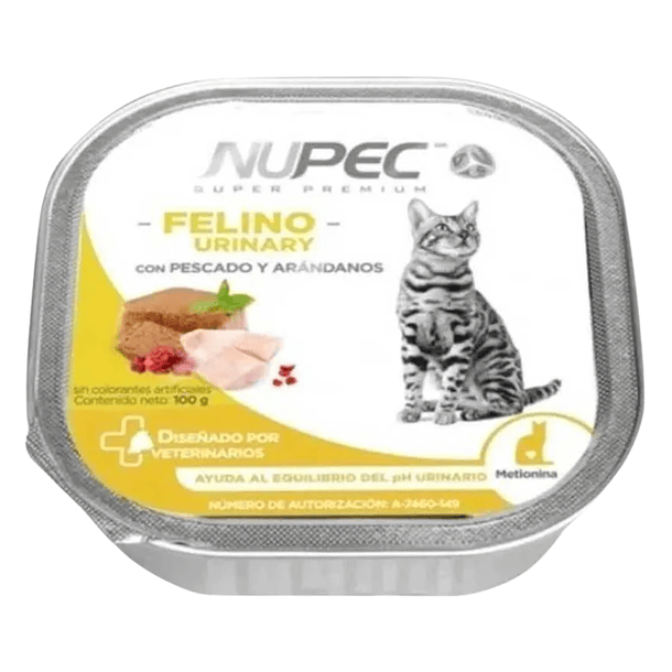 Lata Nupec Urinary para gato 100g
