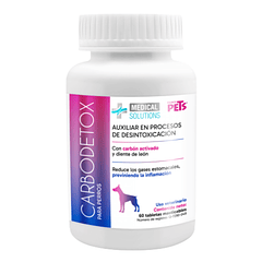 Carbodetox para perro Frasco con 60 tabletas  