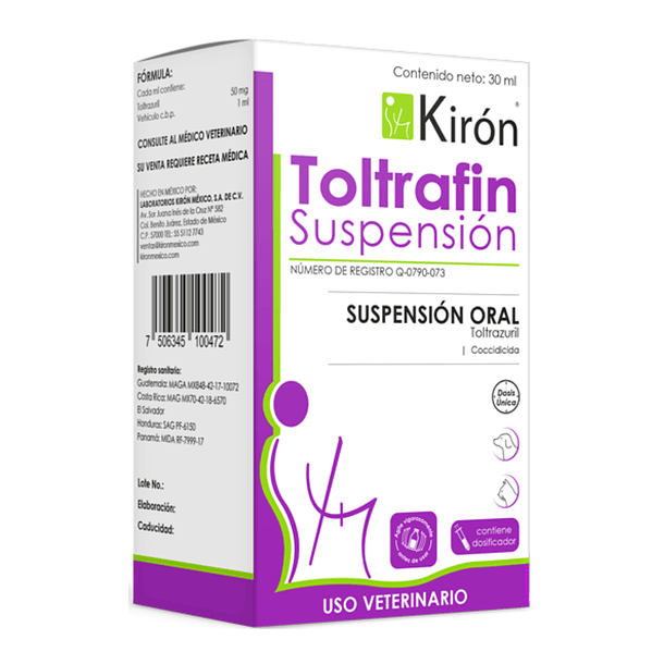 Toltrafin suspensión 30ml (Toltrazuril)