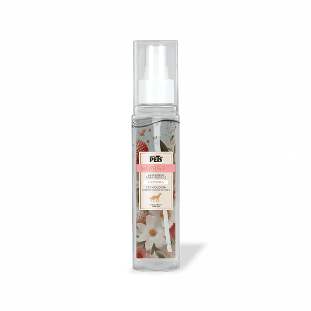Colonia para perros Sunset hembra 140ml