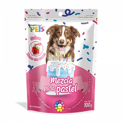 Mezcla para pastel para perros Fresas con crema 100g