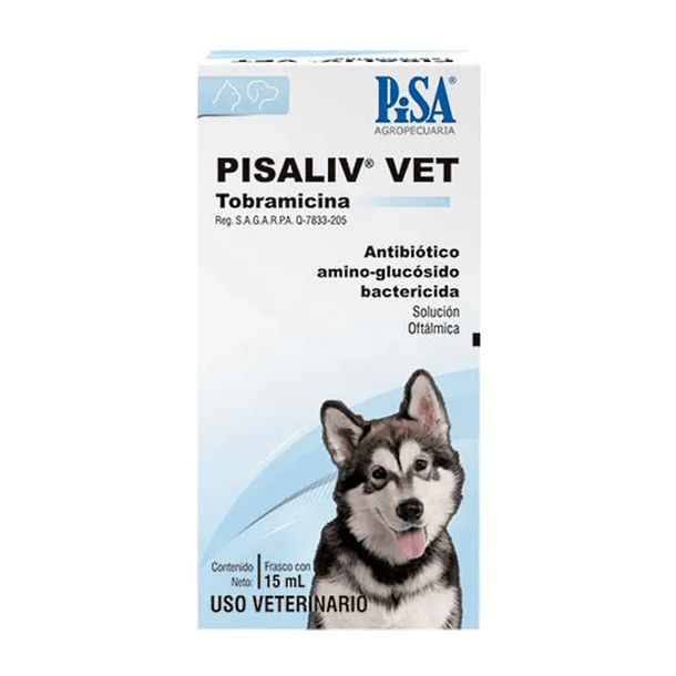 Pisaliv vet Solución oftálmica frasco con 15ml