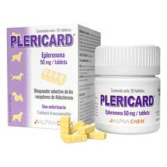 Plericard tabletas frasco con 30 tabletas (Esplerenona)