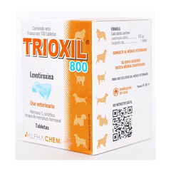Trioxil 800 frasco con 100 tabletas