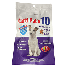 Carti Pet's 10 Glucosamina para Perro con 30 Tabletas