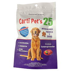 Carti Pets 25 para perros con 30 tabletas