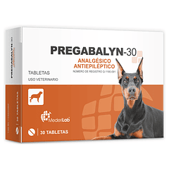 Pregabalyn-30 Caja con 30 tabletas
