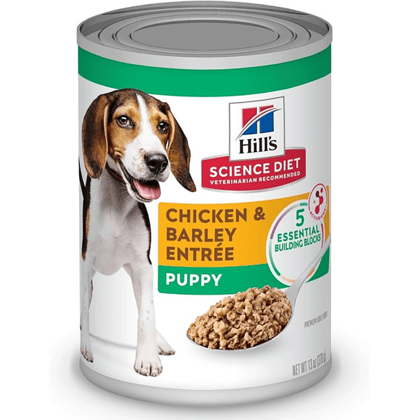 Lata alimento humedo hills puppy de 370 gr. para perro