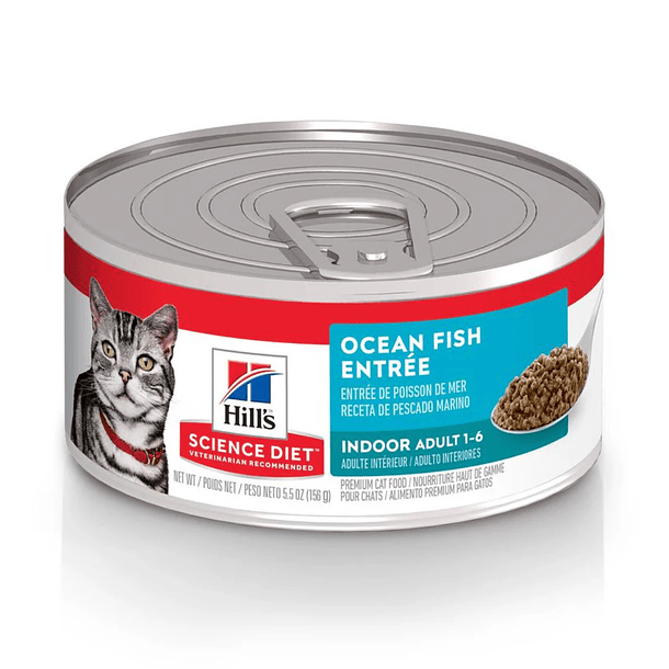 Lata hills ocean fish 156 gr. gato adulto 1-6