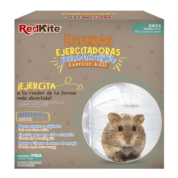 Esfera ejercitadora chica para hámster 