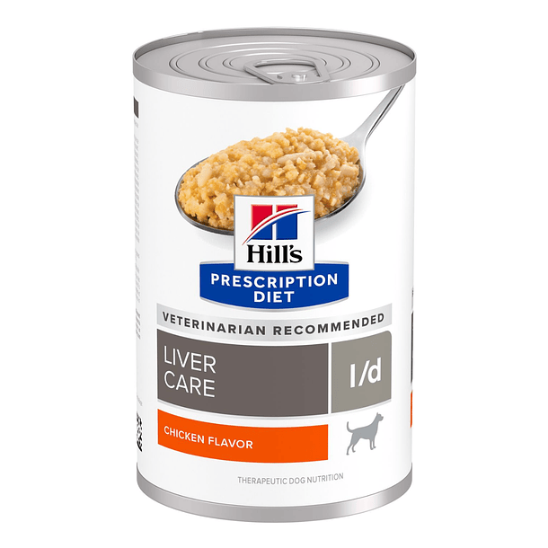 Lata Hill's l/d Cuidado del Hígado Para Perro sabor pollo 370 g