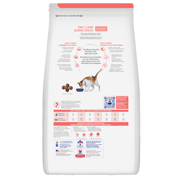 Alimento Hills ONC para gato 3.17 kg. 2