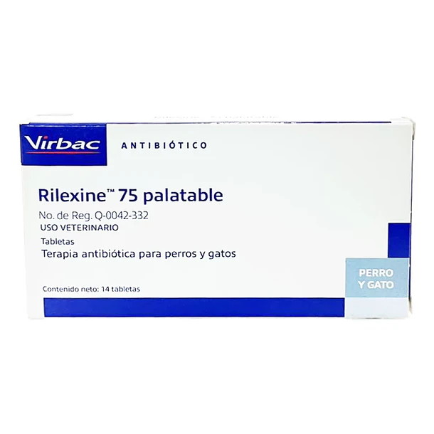Rilexine 75 palatable Caja con 14 tabletas 2