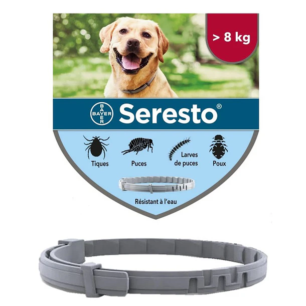 Collar seresto para perro grande ( mayor a 8 kg de peso) 2