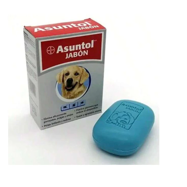 Jabon para Eliminar Pulgas en Perros Asuntol 100 g 2