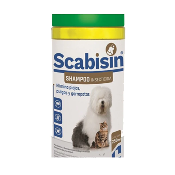 Shampoo Insecticida Scabisin para Perro / Gato 250 ml 2