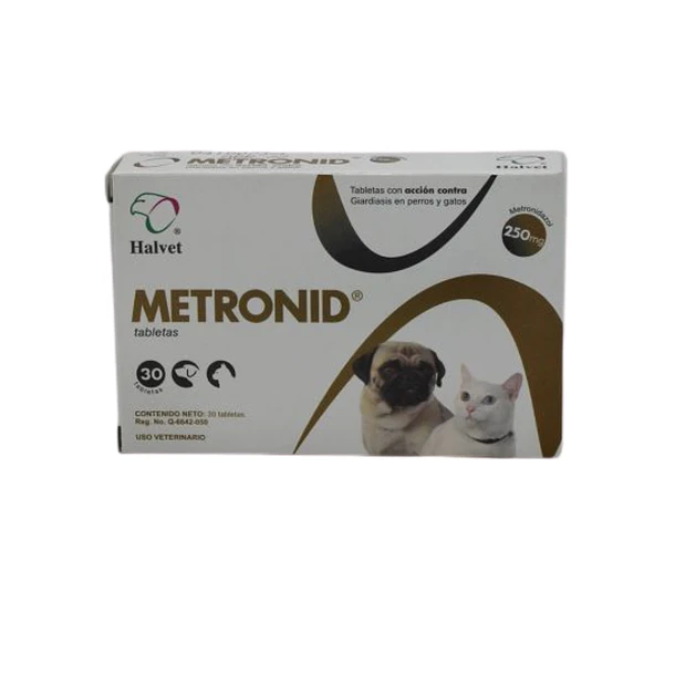 Caja de 30 Tabletas de Metronid 250 mg 2