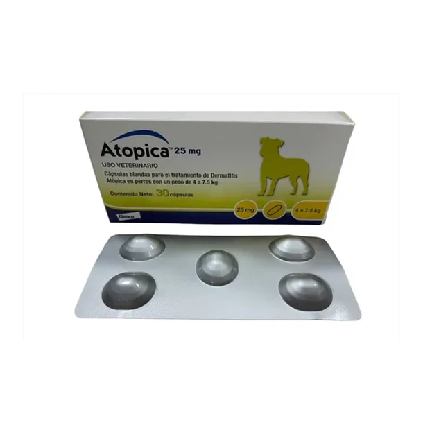 Atopica 25 mg con 30 Capsulas 2