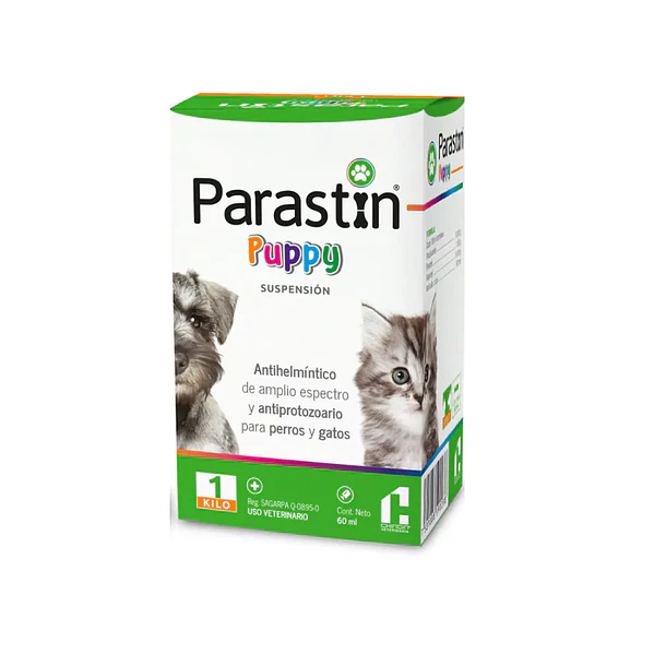 Desparasitante en Suspension Parastin Puppy 60 ml 2