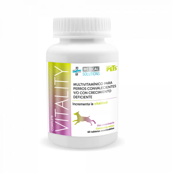 Complete Vitality multivitamínico para perros convalecientes  frasco con 60 tabletas 1