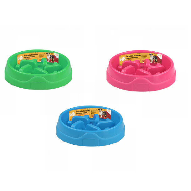 Plato de lenta alimentacion chico para perro 2