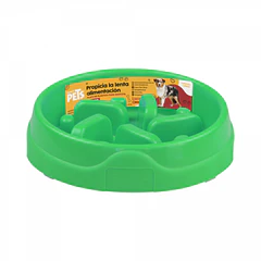 Plato de lenta alimentacion chico para perro