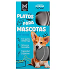 Platos Para Mascotas Member's Mark 2 Piezas Acero Inoxidable  1