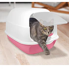 Arenero cubierto chico color rosa 2