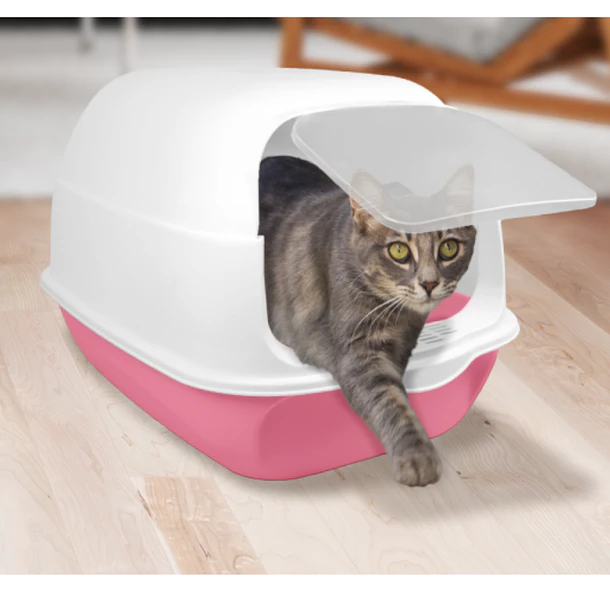 Arenero cubierto chico color rosa 2