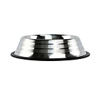 Plato de acero inoxidable estriado 164 oz. (1.8kg) 1