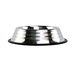 Plato de acero inoxidable estriado 164 oz. (1.8kg)