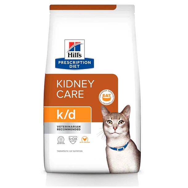 Hills k/d para gato 1.8 Kg