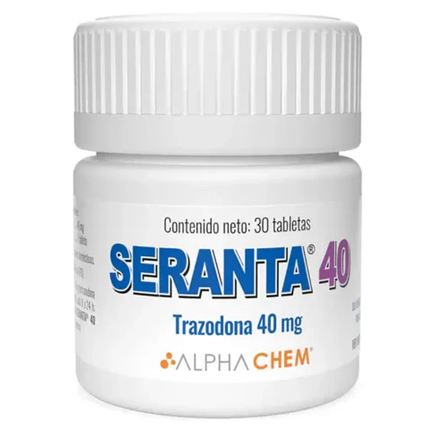 Seranta 40mg frasco con 30 tabletas 2