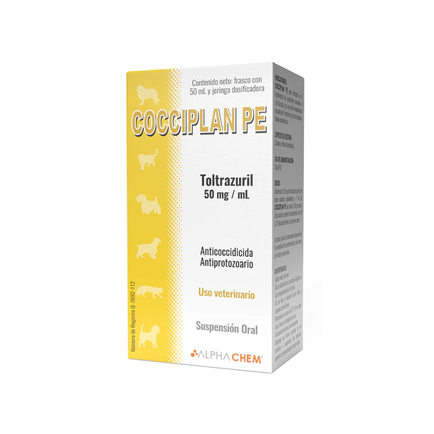 Cocciplan PE suspension 50ml (Toltrazuril) para perro y gato **