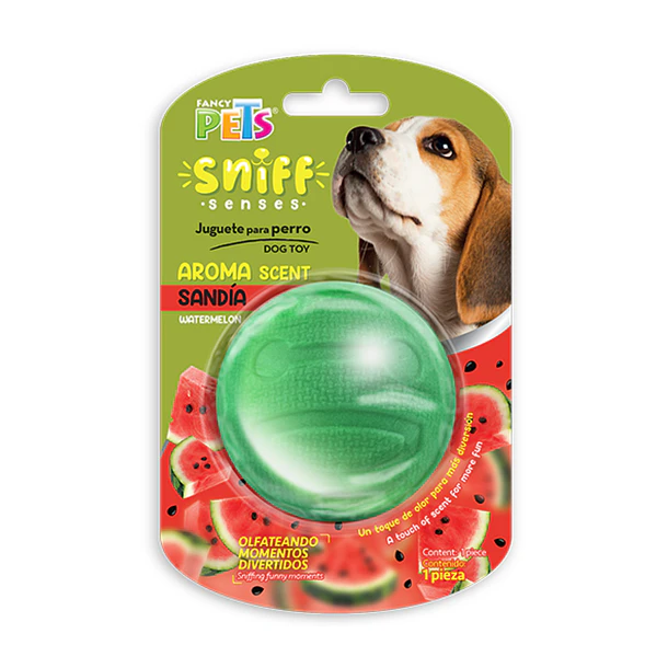 Pelota Sniff con aroma a Sandia Fancy Pets