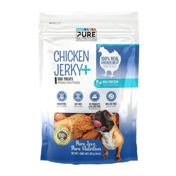 Snack tiras de pechuga de pollo deshidratadas para perro 397g
