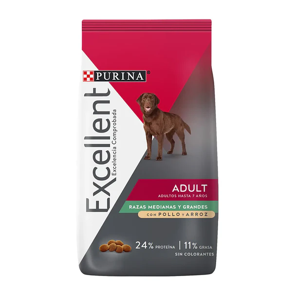 Croquetas Excellent Perro Adulto sabor Pollo de 20 kg