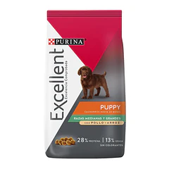 Alimento Excellent Cachorro Raza Medianas y Grandes de 20 kg**