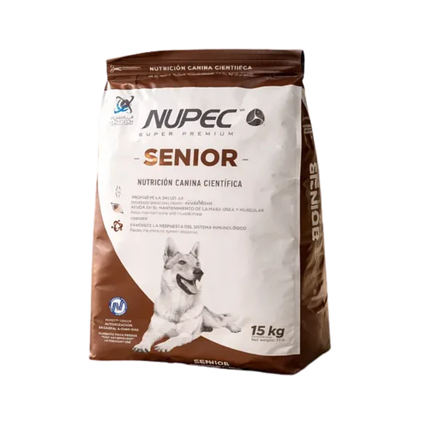 Alimento Nupec Senior Para Perro de +7 años 15 Kg   