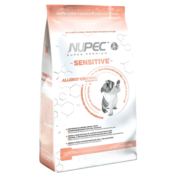 Nupec Sensitive Skin Raza Mediana y Grande 15 Kg