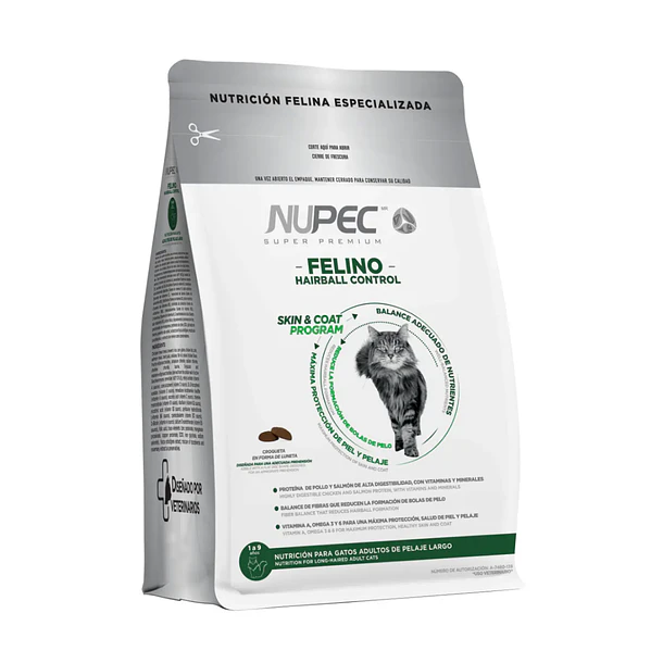 Croquetas Para Gato Nupec Felino Hairball Control 3 kg