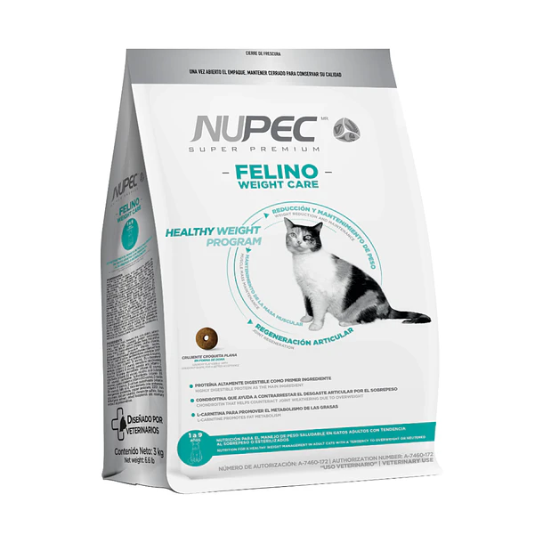 Croquetas Para Gato Nupec Felino Weight Care 3 kg
