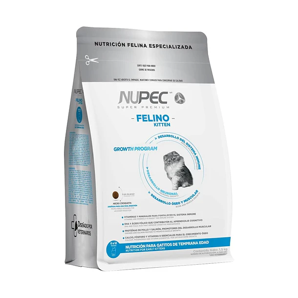 Alimento Nupec Felino Kitten 3 kg 