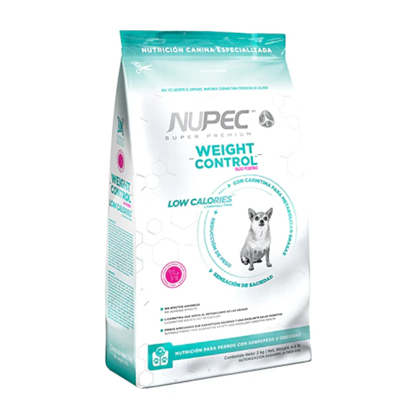 Croquetas Nupec Weight Control Raza Pequena 2 Kg
