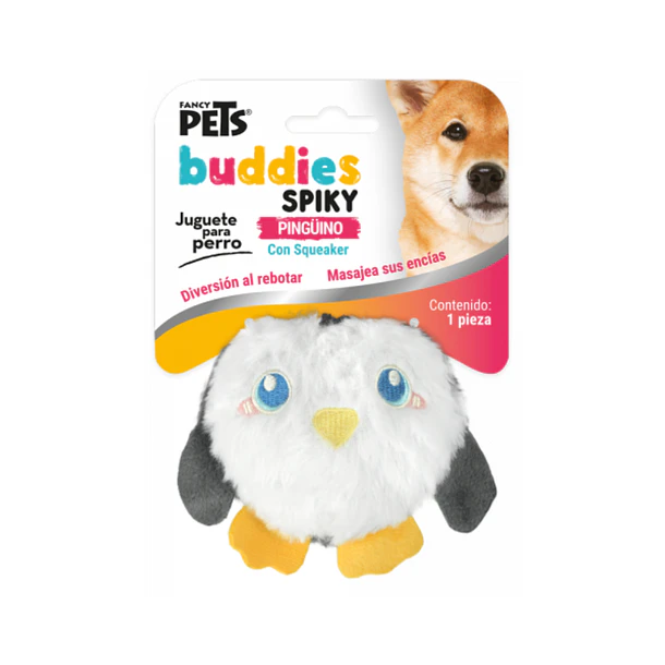 Juguete Spiky Pinguino con Squeaker | Fancy Pets